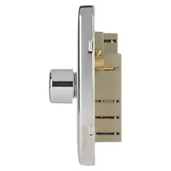 Schneider Electric Lisse Deco 2-Gang 2-Way Dimmer Switch Polished Chrome -Sockets Sales Store 794FF A2