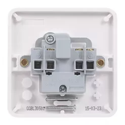Schneider Electric Lisse 13A 1-Gang Unswitched Plug Socket White -Sockets Sales Store 7950J A3