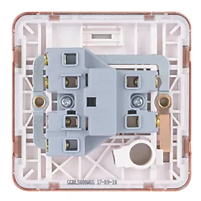Schneider Electric Lisse Deco 13A Unswitched Fused Spur Copper with White Inserts 6 Schneider Electric Lisse Deco 13A Unswitched Fused Spur Copper with White Inserts - Image 4