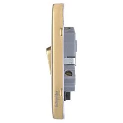 Schneider Electric Lisse Deco 20AX 1-Gang DP Control Switch Satin Brass with Black Inserts -Sockets Sales Store 865FF A2