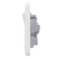 Schneider Electric Lisse 13A 2-Gang DP Switched Plug Socket White -Sockets Sales Store 8980J A2