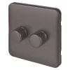 Schneider Electric Lisse Deco 2-Gang 2-Way Dimmer Switch Mocha Bronze -Sockets Sales Store 926FF P