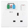 Schneider Electric Exclusive Square Edge 30mA 1-Gang 2P+E Switched Passive RCD Socket White 1 Schneider Electric Exclusive Square Edge 30mA 1-Gang 2P+E Switched Passive RCD Socket White -Sockets Sales Store 926JT P
