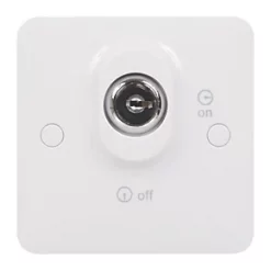 Schneider Electric Lisse 20AX 1-Gang DP Locking Control Switch White -Sockets Sales Store 9515J A1