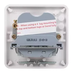 Schneider Electric Lisse 20AX 1-Gang DP Locking Control Switch White -Sockets Sales Store 9515J A3