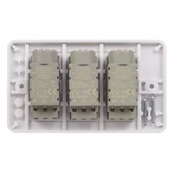 Schneider Electric Lisse 3-Gang 2-Way Dimmer Switch White -Sockets Sales Store 9794J A3