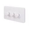 Schneider Electric Lisse 3-Gang 2-Way Dimmer Switch White -Sockets Sales Store 9794J P
